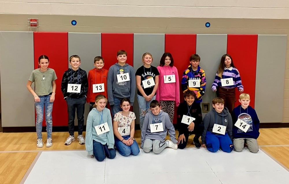 fifth grade spelling bee participants