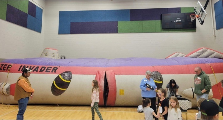 inflatables in the gym